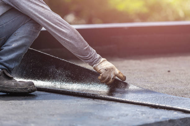 Professional Exterior Waterproofing technician working in Hiram, OH